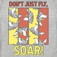 thumbnail image 2 of Women's Dumbo Don't Just Fly, Soar! Graphic Tee Athletic Heather 2X Large, 2 of 4