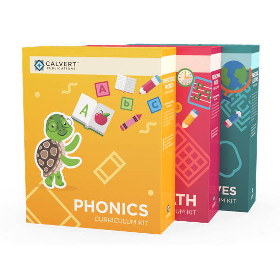 Calvert Preschool Complete Set - Phonics, Math, & Elective (paperback)