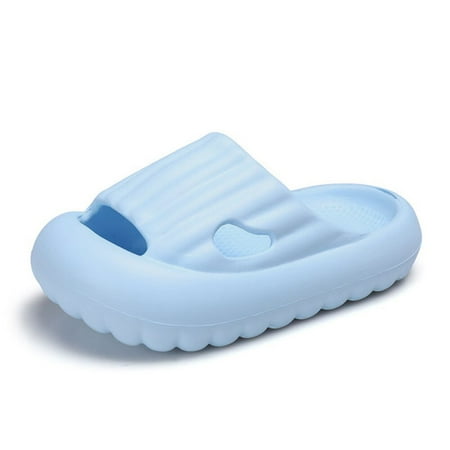

Boys Girls Slide Sandal for Little Kids Toddler Non Slip Anti-Collision Toe Shower Shoes Bathroom Water Pool Beach Slippers Indoor & Outdoor