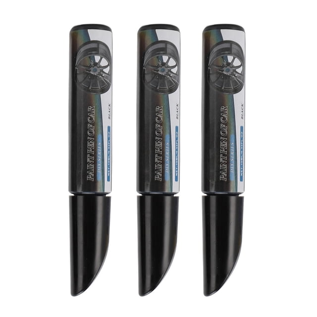 Pintura De Retoque Para Automóviles, Pluma Removedora De Rayones De Pintura Para Automóviles Fácil De Usar Resistente Al Desgaste 10 Ml Negro Para Automóviles