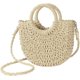 thumbnail image 1 of LHSHID Womens Straw Beach Bag Woven Crossbody Shoulder Bags Top Handle Satchel Handbag Purse for Summer, 1 of 7
