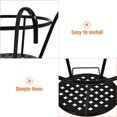 thumbnail image 3 of Pawsdot Metal Flowerpot Holder Balcony Pot Stand Black for Planting Use 3Pcs, 3 of 6