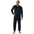 thumbnail image 5 of Fruit of the Loom Men's Solid & Printed Pajama Union Suit, Sizes S-5XL, 5 of 9