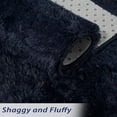 thumbnail image 3 of ZACOO 2' x 3' Navy Blue Extra Soft Modern Plush Fluffy Shag Area Rug, Comfy Shaggy Carpet Rugs for Kids Living Room Nursery Fluffy Area Rug, 3 of 5