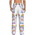 thumbnail image 3 of Disketp LGBT Gnomes Men's Pajama Pants - Ultra Soft Fleece Sleep and Lounge Pants (Size: S-XXL), 3 of 6