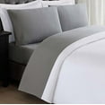 thumbnail image 2 of Laura Hart Kids Solid Grey Twin XL Sheet Set, 2 of 9