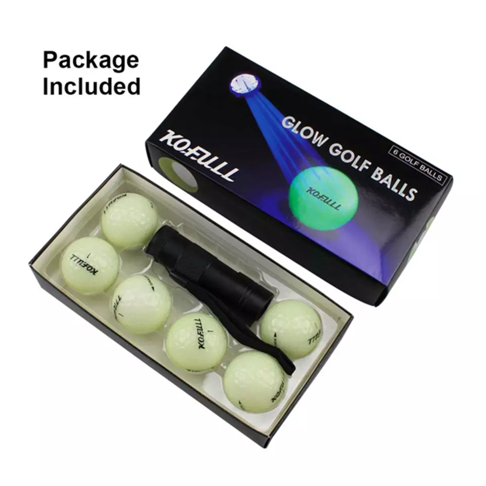 Crestgolf Night Golf Balls Glow in the Dark Golf Ball Long Lasting Bright Luminous Balls Golf Gift