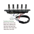 thumbnail image 2 of Interruptor de 5 botones Yashi para campana extractora accesorios universales placa de control panel controlador teclado, 2 of 5