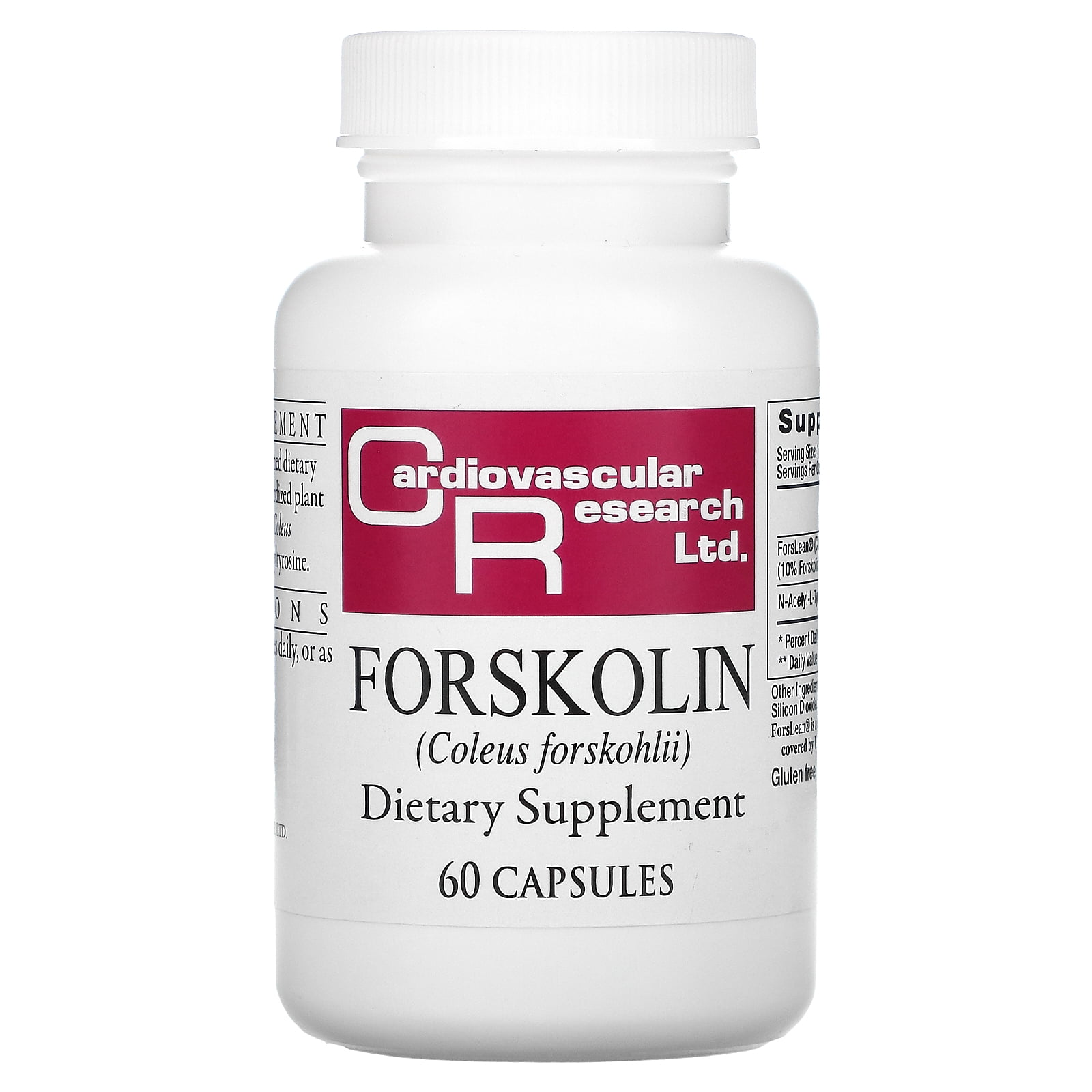 Forskolin, 60 Capsules, Cardiovascular Research