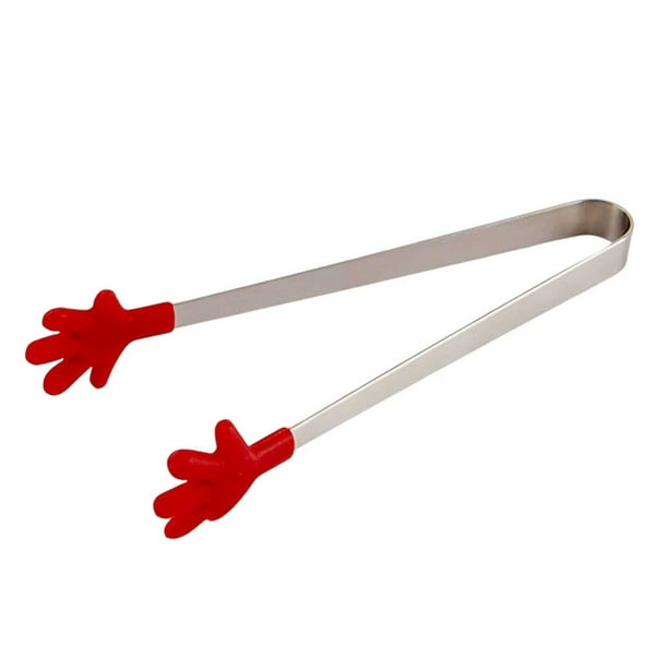 Advancent Pinzas reutilizables para cubitos de hielo, piedras para enfriar, abrazadera, Clip de refrigeración, Mini ensalada de acero inoxidable, cocina Cocina y Comedor Rojo Manos Advancent HA080321-04