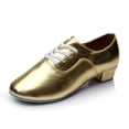 thumbnail image 1 of Zapatos de baile latino para hombre y mujer, zapatillas de baile para Tango y Jazz, marca, 1 of 5