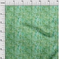 thumbnail image 2 of oneOone Cotton Jersey Light Green Fabric Flower Watercolor Sewing Material Print Fabric By The Yard 58 Inch Wide, 2 of 4