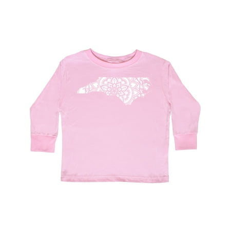 

Inktastic North Carolina Silhouette Mandala Gift Toddler Boy or Toddler Girl Long Sleeve T-Shirt