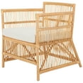 thumbnail image 4 of Safavieh Alvis Accent Chairs with Cushion, Natural, 4 of 9