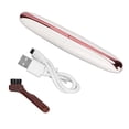thumbnail image 1 of Rizadores de pestañas calentados USB recargable Anti escaldado Control de temperatura inteligente con cepillo de limpieza para maquillaje de mujer, 1 of 8