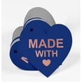 thumbnail image 3 of Inkdotpot Made With Love Wedding Bottle Tag Real Rose Gold Foil Favor Hang Tags Pack Of 50, 3 of 6