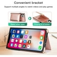 thumbnail image 4 of Compatible with iPhone 12 Pro Max Wallet Case with Crossbody Neck Strap Lanyard Purse Handbag Shoulder Strap Cover with PU Leather Credit ID Card Holder Kickstand Stand Protection Case Rose Gold, 4 of 8
