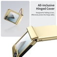 thumbnail image 3 of Allytechgroup Screen Protector Case for Samsung Galaxy Z Flip 6, Matte Slim Hinge Protection Anti-Scratch Full Body Shockproof Bumper Rugged Phone Case Cover for Galaxy Z Flip 6, Gold, 3 of 9