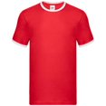 thumbnail image 1 of Fruit of the Loom Mens Ringer Contrast T-Shirt, 1 of 2