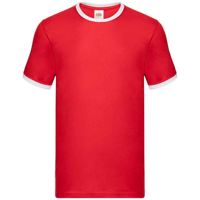 Fruit of the Loom Mens Ringer Contrast T-Shirt