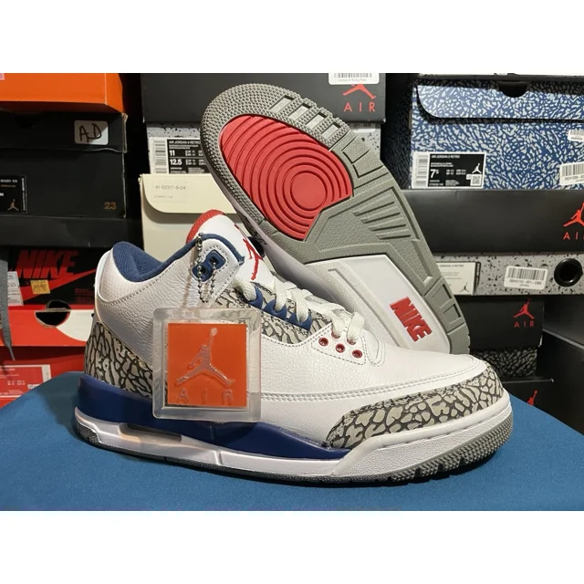 Ni - ke Ni - ke Air Jordan 3 Retro ‘True Blue’ 2016 854262-106 Men’s Size 8.5 VNDS