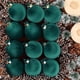 thumbnail image 1 of Adornos de bola de Navidad de terciopelo Paquete de 12 | Grandes decoraciones de árbol de vacaciones flocadas a prueba de roturas de 2.36" | Acabado mate Rojo Burdeos Tan Blanco Tierra | Elegante, 1 of 7