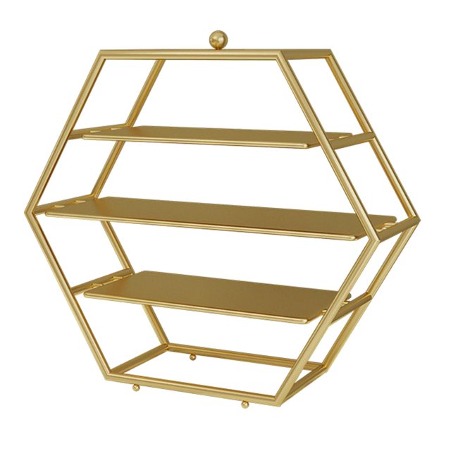 Soporte de 3 niveles para cupcakes, pasteles, frutas, golosinas, galletas, postres, expositor de cupcakes para bodas, reuniones y fiestas, dorado