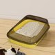 thumbnail image 4 of Caja de Basura de Gato Caja de Basura de Alto Riel Semicerrada con Diseño a Prueba de Salpicaduras, Proporciona Amplio Espacio para Gatos, Incluye una Cuchilla de Tamaño de Gatito Caja de Basura Grand, 4 of 6