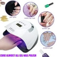 thumbnail image 2 of UV LED Nail Lamp   180W Nail Curing Lamps for Home & Salon  Led Nail Dryer with Automatic Sensor/4 Timer Setting  Professional Nail Art Tools for Gel Polish, 2 of 12
