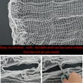 thumbnail image 4 of Wadada Halloween White Cheesecloth, 394x30 inch-Halloween Spooky Creepy Cloth Curtain Gauze Fabric, Spider Web Mesh White Cheese Cloth for Haunted House Decor, Indoor & Outdoor Decoration, 4 of 6