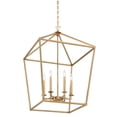 thumbnail image 4 of Warm Brass Six Light Pendant from the Townsend Collection, 4 of 5