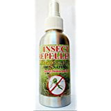 Insect Repellent 100% Natural with Fresh Lemongrass, Peppermint and Sweet Orange: Repels Biting Insects(Chiggers, Mosquitoes, Ticks, No Seeums, Gnats) Safe for Children and Pets (5 ounce