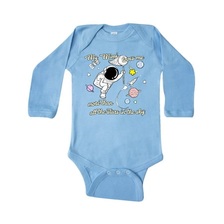 

Inktastic My Mimi Loves Me Gift Baby Boy or Baby Girl Long Sleeve Bodysuit
