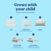 Graco Benton 5-in-1 Convertible Baby Crib, White