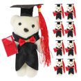 thumbnail image 1 of 9 ositos de peluche de graduación, adorables muñecos de oso de dibujos animados., 1 of 7