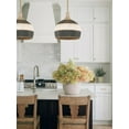 thumbnail image 5 of ZAN-9003-SG-MK Crystorama Lighting Zanzibar - 3 Light Pendant-14 Inch Tall and 14 Inch Wide, 5 of 7