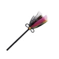 thumbnail image 2 of Halloween Witch Broomstick Prop, Decorative Broom With Gold Buckle Accent For Costume Party Photo Prop Porch Door Wall Shelf And Halloween Display, 2 of 4
