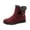 Wine, variant on Winter Boots for Women Snow Boots Warm Ankle Booties Cozy Fur Lined Waterproof Non Slip Winter Shoes for Cold Weather, Fashion Warm Walking Boot for Outdoor Casual Wear