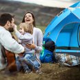 thumbnail image 3 of Tente Instantanée Pop-Up pour 3-4 Personnes, Tente Dôme de Camping Automatique à Double Couche, Imperméable, Tente Familiale pour la Randonnée, le Backpacking, la Plage, 3 of 8