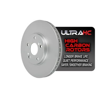 UltraHC Coated High Carbon Brake Rotor, Front UR000647, Honda Pilot 2008-2003