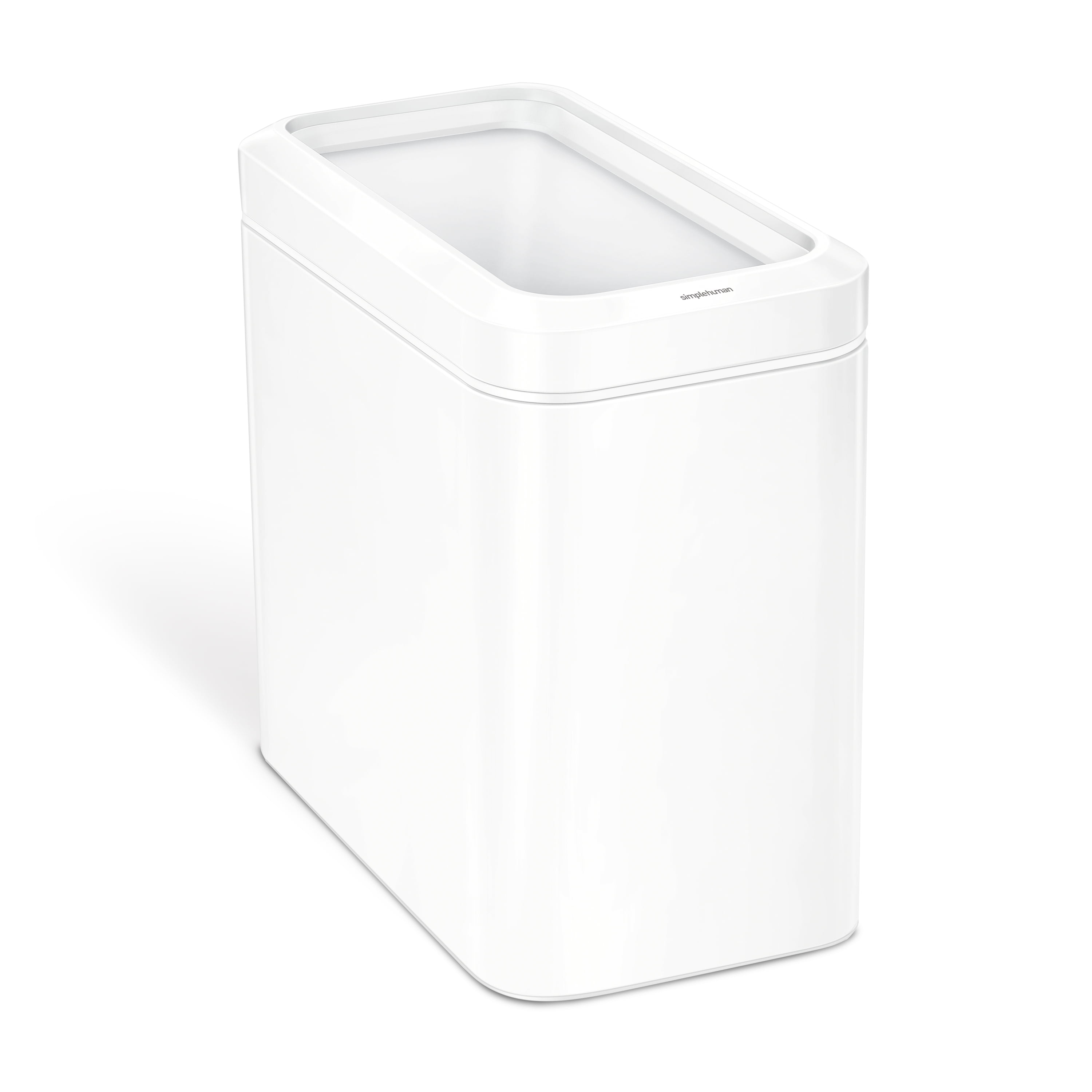 simplehuman 25 Liter / 6.6 Gallon Slim Open Top Trash Can, Commercial ...