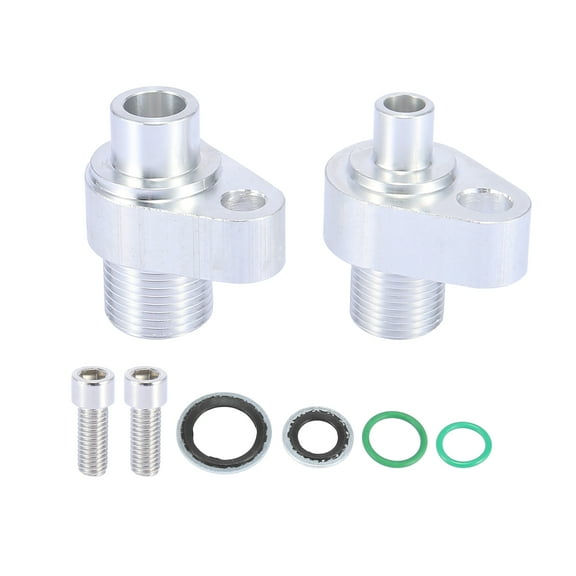 2pcs Vehicle AC Compressor Adapter 451-1105 451-1106 440-822 440-823 for 10S17F 10S20F Compressor for LS Engine