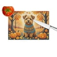 thumbnail image 4 of Carolines Treasures DAC1060LCB 15 x 12 in. Unisex Norfolk Terrier Fall Glass Cutting Board - Large, 4 of 5