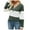 Army Green, variant on V Neck Sweaters for Women Plus Size Color Blocking Button Long Sleeve Loose Fit Casual Trendy Comfort Knit Tops Sky Blue M