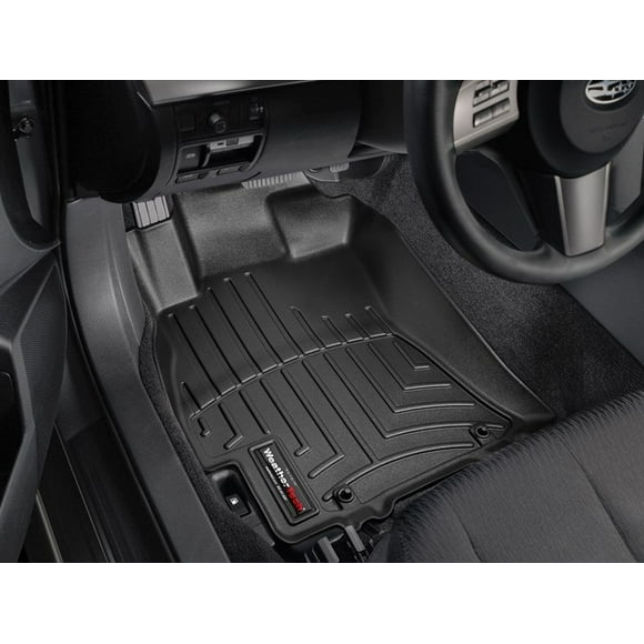 Weathertech Floor Liner 442591 FloorLiner; Molded Fit; Black; Thermoplastic Polyolefin TPO; 2 Piece