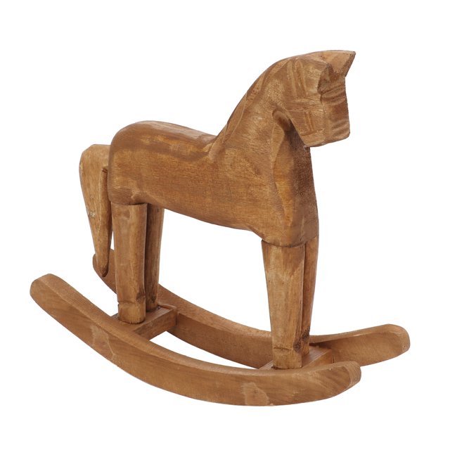 Decoración de caballo mecedora, decoración de caballo mecedora hecha a mano, decoración de caballo de madera, juguete de caballo de madera diseñado a medida