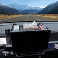 thumbnail image 3 of Black Central Control Screen Storage Box With Triangular Stable Phone Holder Fit For Chery JETOUR T2 2023-2024, 3 of 6