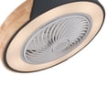 thumbnail image 6 of 21.6 inch Round Ceiling Fans with LED Lights, Ceiling Fan Light with Remote Control Dimmable Ceiling Fan for Living Room Dining Room Bedroom, 6 of 12