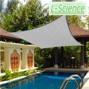 Rectangular Sun Shade Sail UV Block Awning Screen for Outdoor Patio Garden Backyard
