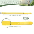 thumbnail image 2 of Uxcell Baseball Belt PU Leather Softball Belt, Adjustable Elastic Baseball Uniform Belt Fit for Adult Light Yellow, 2 of 7